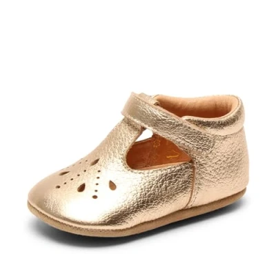Obrázek Bisgaard Bloom HOME SHOE První boty pro děti, Velikost: 24, Gold