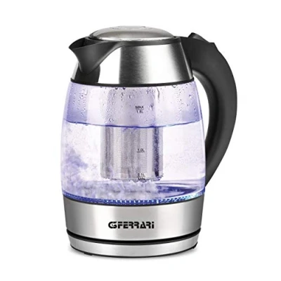 Obrázek G3 Ferrari G1006600 Wasserkocher und Teekanne aus Glas, Stahl