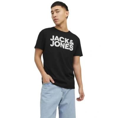 Obrázek Jack &amp; Jones Jjecorp LOGO Oneck NOOS Triko s potiskem, Muži, Velikost: XS, Black
