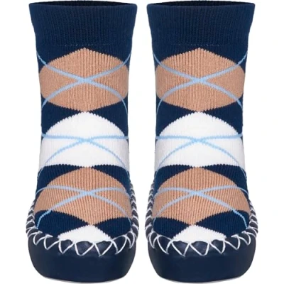 Obrázek Playshoes Unisex dětské botičky domácí obuv, Kostka