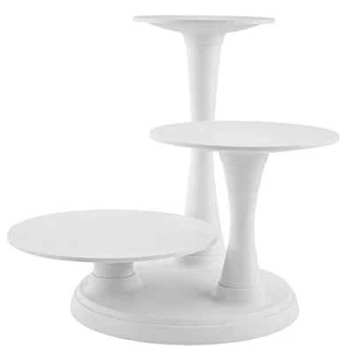 Obrázek Wilton 3 Zvíře Pillar Cake stojan na dort patra, pěkně prezentující solidní tácek pro dorty plastový koláče Ø 25 30 a 35 cm