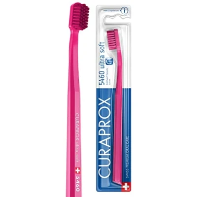 Obrázek Curaprox zubní kartáček CS 5460 Ultra Soft ruční pro dospělé s CUREN štětinami purpurová jednobarevná