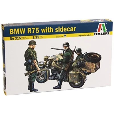 Obrázek Italeri IT0315 BMW R 75 s postranním vozíkem