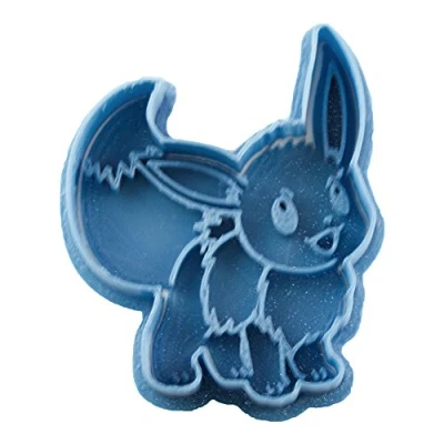 Obrázek Cuticuter Eevee Pokemon vykrajovátko na sušenky, plast, modrá, 8 x 7 1,5 cm