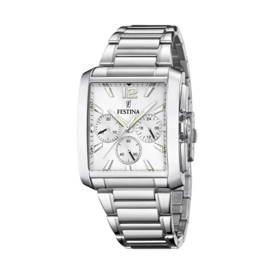 Obrázek Festina Hodinky se stopkami, Muži, Velikost: One Size, Silver coloured