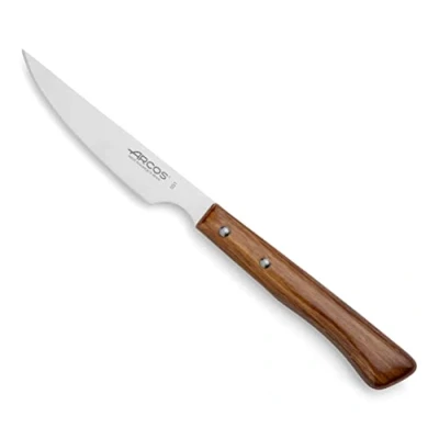 Obrázek Arcos Table Messer Steakmesser Tischmesser Tafelmesser Klinge Nitrum Edelstahl 110 mm HandGriff Pack Holz Farbe Braun