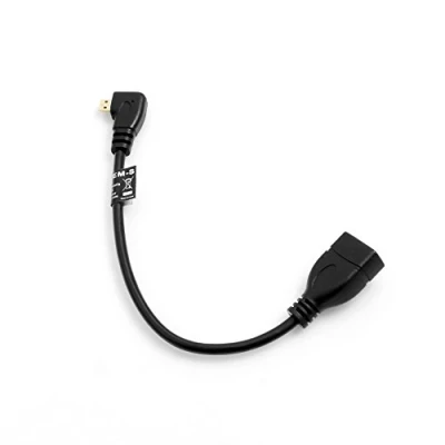 Obrázek System S Micro HDMI kabelů 90 stupňů vpravo Gewin doplněk úhlový konektor K vstupní zdířka Kabel 21 cm