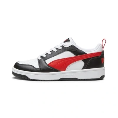 Obrázek Puma Rebound V6 Tenisky, Velikost: 42.5, White/for all time red/black Vysoce kvalitní koženka