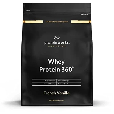 Obrázek Protein Works Whey 360 s přídavnými vitamíny proteinový prášek 40 servings francouzská vanilka 1. 2kg