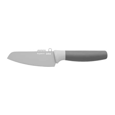 Obrázek BergHOFF Nůž na zeleninu Leo s cestrem, keramikou, povrchová úpravou, nepřilnavý povrch, 11 cm, ušlechtilá ocel, šedá, 5,5 x 24,5 2 cm