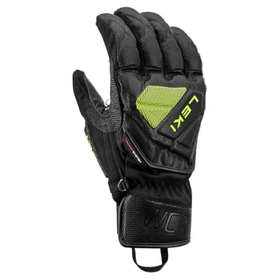 Obrázek LEKI WCR C TECH 3D lyžařské rukavice se systémem Trigger Unisex Collection 2023/24 (9), Black Ice Lemon