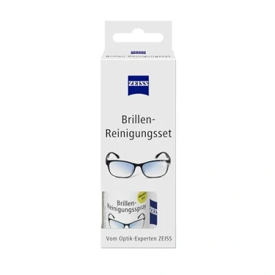 Obrázek ZEISS Sada na čištění brýlí s obsahem 30 ml včetně hadříku z mikrovlákna pro šetrné a důkladné bez alkoholu