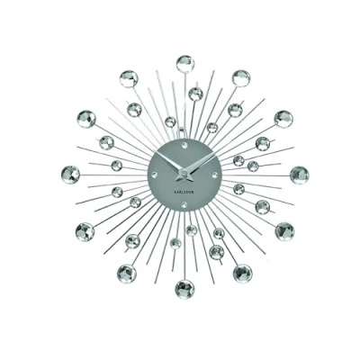 Obrázek Karlsson &quot;Sunburst Wall Clock, Silver