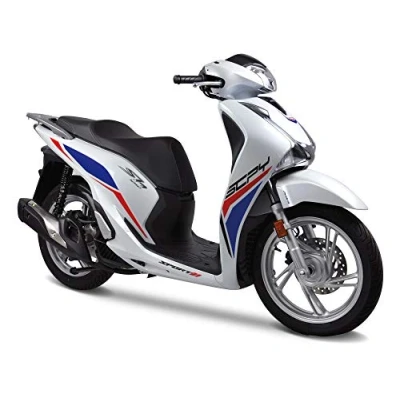 Obrázek Uniracing K47519 Dekoration Aufkleber Kit Honda SH 125 &#039;17 &#039;19, Weiss