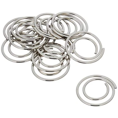 Obrázek ALCO Albert 270 kancelářské sponky &quot;CIRCULAR&quot;, Ø 20 mm, kulaté, lesklé niklované, dóza à 50 kusů