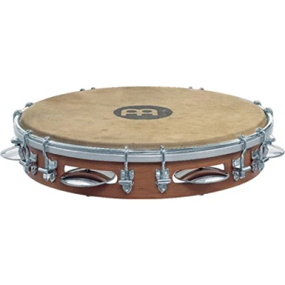 Obrázek Meinl tamburína pro M Wood Pandeiro, 25,40 cm (10 palců) průměr, kaštan