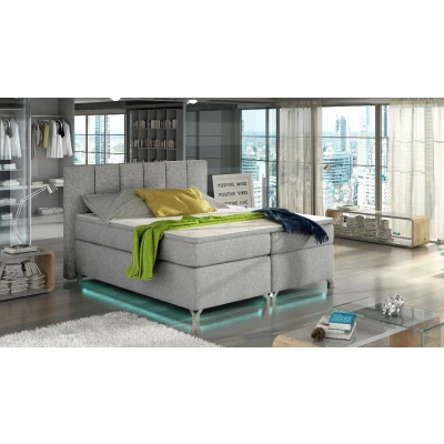 Obrázek Boxspring Basilio 160x200 s LED podsvícením Materiál / Dekor: Sawana 21