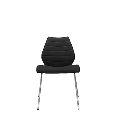Obrázek Kartell Maui Soft Sessel, Stahl, Nylon, schwarz, 56 x 85 55 cm