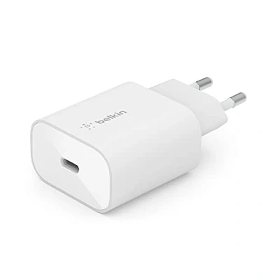Obrázek Belkin BoostCharge 25 W Ladegerät mit PPS, USB C Power Delivery, Ladegerät, Schnellladegerät für das iPhone 16, 15, Samsung Galaxy, Galaxy Note, Pixel, iPad Pro, Mini