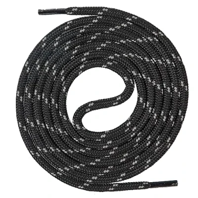 Obrázek Mount Swiss tkaničky kulaté ø 4,5 mm I prémiové odolné proti roztržení z odolného polyesteru pro trekingové boty, pracovní horské a turistické boty Shoe Laces délky 70 220 cm,