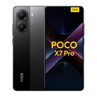 Obrázek Xiaomi Poco X7 Pro smartphone, 8+256GB, černý, 50MP hlavní fotoaparát s OIS, 6000mAh (typ) baterie 90W HyperCharge, IP68, AI funkce