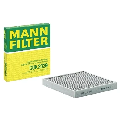 Obrázek MANN FILTER Interiérový filtr CUK 2339 pylový s aktivním uhlím pro osobní automobily