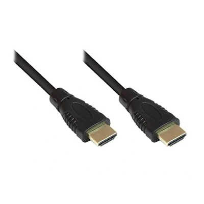 Obrázek Good Connections 4514 020 HDMI kabel s ethernetem 24K pozlaceným konektorem a měděnými kontakty, 2m černý