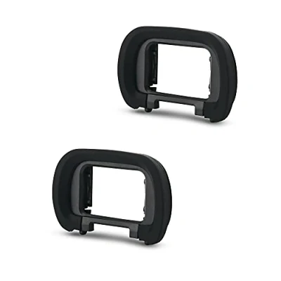 Obrázek (2 Paket) JJC Weiche Silikon Augenmuschel für Sony Alpha A1 A1II A9III A7RV A7SIII A7IV ILCE 1 1M2 7RM5 7SM3 7M4 Spiegellose Vollrahmenkamera Ersetzt FDA EP19