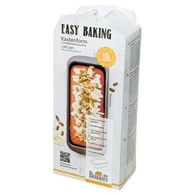 Obrázek Birkmann, Easy Baking, Kastenform, 25 cm, eckige Backform für Kuchen und Brote, mit extra hohem Rand Antihaftbeschichtung, 881068