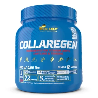 Obrázek Olimp Collaregen kolagenový prášek s vitaminem C, mangan a měď PureWay C® podporuje zdravé kosti chrupavky, optimální pro sportovce, pomeranč, 400 g