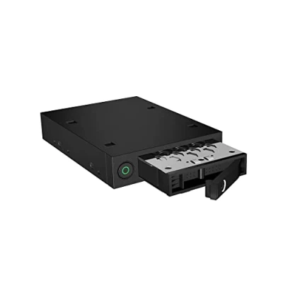 Obrázek Icy Box IB 2212SSK 3,5&quot; výměnný rámeček pro 1x 2,5&quot; (6,35 cm) SATA III/SAS II pevné disky/SSD, plně kovový design