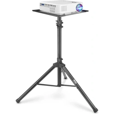 Obrázek Pyle Laptop Ständer Beamer Stativ, Projektor Höhen und Winkelverstellbares Dreibein Stativ Stand Belastbar, Ideal für Bühnen , Studio &amp; Büroveranstaltungen Erweiterbar 107 139 cm