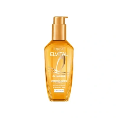 Obrázek L&#039;Oréal Paris Elvital Öl Magique zušlechtěný vlasový olej, pro všechny typy vlasů, proti krepatění a vysoušení, s 6 vzácnými květovými oleji, 1 x 100 ml