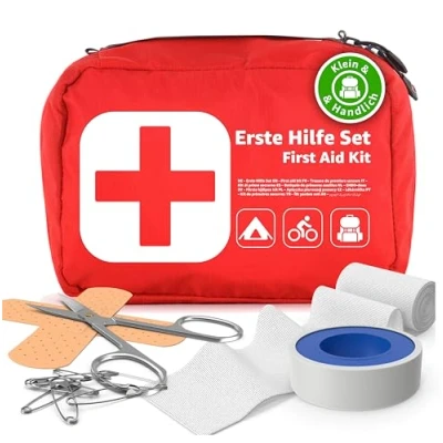 Obrázek mini sada první pomoci lékárnička malá &amp; cestovní lékárna jízdní kolo kempování cestování turistika outdoor First Aid Kit na cesty a