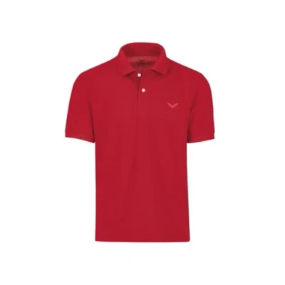 Obrázek Trigema Pánská polokošile Deluxe Piqué, Třešeň