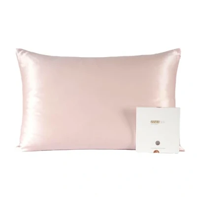 Obrázek ZIMASILK Hedvábný povlak na polštář, 100% mulberry hedvábí 19 momme hedvábí, kůži a vlasy, obou stranách, 1 kus, růže, standard 50 x 75 cm