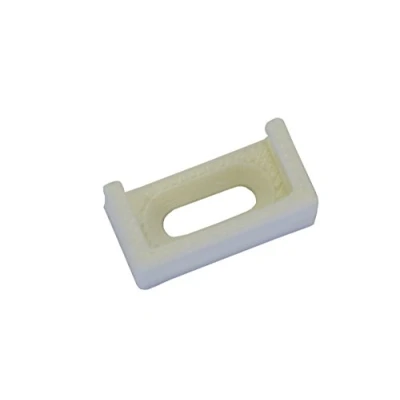 Obrázek Gardinia Nosič pro montáž s drážkou, bílý, plast, 1,5 x 1 0,5 cm, 4 jednotky, 33420