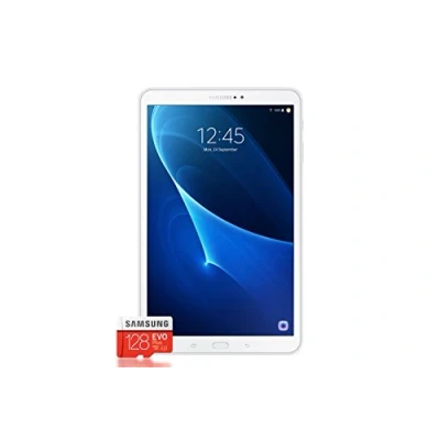 Obrázek Samsung Galaxy Tab A SM T550 T580 25,54 cm (10,1 palců) tablet PC (1,6 GHz octa core, 2 GB RAM, 32 eMMC, WiFi, Android 6.0) + EVO Plus Micro SDXC 128 GB, bílá