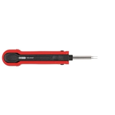 Obrázek KS Tools 154.0107 odblokovací nástroj pro ploché zásuvkové konektory 1,5 mm (AMP Tyco MCP)