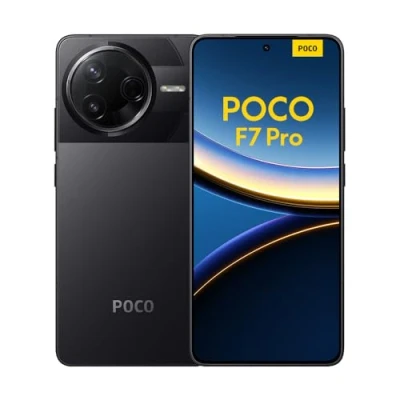 Obrázek Xiaomi Smartphone Poco F7 Pro, 12+512 GB, černý, mobilní telefon bez smlouvy, 50 MP, 120Hz AMOLED displej, procesor Snapdragon procesor, 6000mAh baterie, 90W HyperCharge, HyperAI, Dual SIM