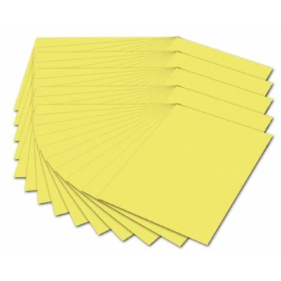 Obrázek folia 6412 Tonovací papír, DIN A4, 130 g/m², 100 listů, pro tvoření a kreativní tvorbu karet, obrázků do oken scrapbooking, citronově žlutá