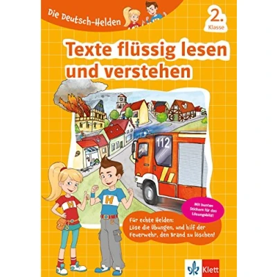 Obrázek Klett Texte flüssig lesen und verstehen 2. Klasse: Deutsch Übungsheft für die Grundschule mit Stickern (Die Helden)