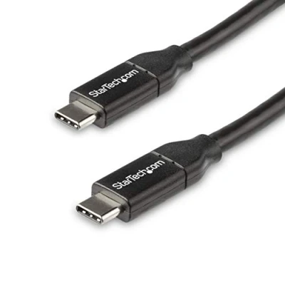 Obrázek StarTech.com USB C auf Kabel mit 5A Power Delivery St/St 50cm 2.0 IF zertifiziert Typ (USB2C5C50CM)