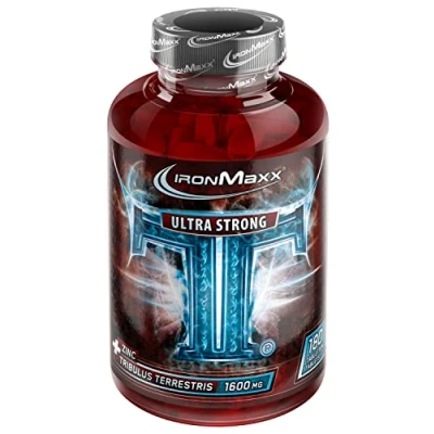 Obrázek IronMaxx TT Ultra Strong Tribulus Terrestris 180 tablet 1600 mg extraktu Tribulut v jedné tabletě vysoká dávka zinku