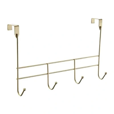 Obrázek Šatník na dveře Premier Housewares, 3 háčky, zlatá, 10 x 40 25 cm