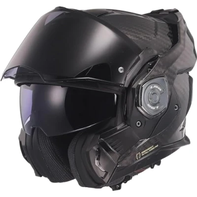 Obrázek LS2, Výklopná helma motocykl ADVANT X Carbon Gloss Carbon, L