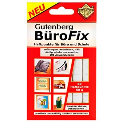 Obrázek Běhoun 90102 Buerofix lepicí podložka, znovu použitelné přilnavé Body, 50 g