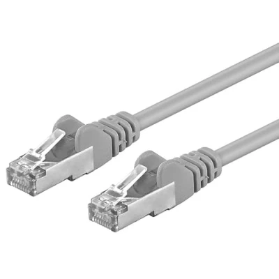 Obrázek PremiumCord Síťový kabel, Ethernet, LAN &amp; Patch kabel CAT5e, FTP stínění, rychlý flexibilní a robustní RJ45 1Gbit/S, AWG 26/7, měděný 100% Cu, šedý, 30 m