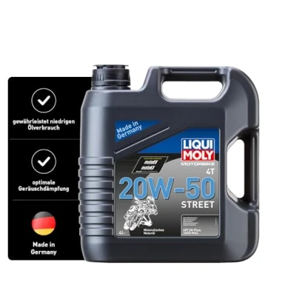 Obrázek LIQUI MOLY Motorbike 4T 20W 50 Street 4 L Motocykl 4taktní olej výr. č.: 1696