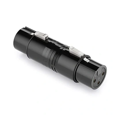 Obrázek DeleyCON XLR audio adaptér spojka konektor zdířka na zdířku pro 3pinový kabel reproduktor, mikrofon, mixážní pult, hudební nástroj, zvukové studio